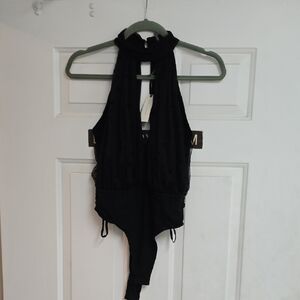Anthropologie Maeve Tulle Bodysuit